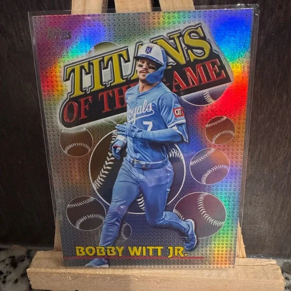 Bobby Witt Jr Topps Insert Card Lot – Titans of the Game, All Topps - Picture 5 of 6